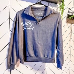 Rolling Stones Half Zip ✨